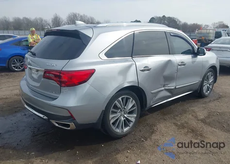 2017 Acura Mdx Advance Entertainment Pkgs z USA, uszkodzony, nr VIN 5FRYD4H99HB019045